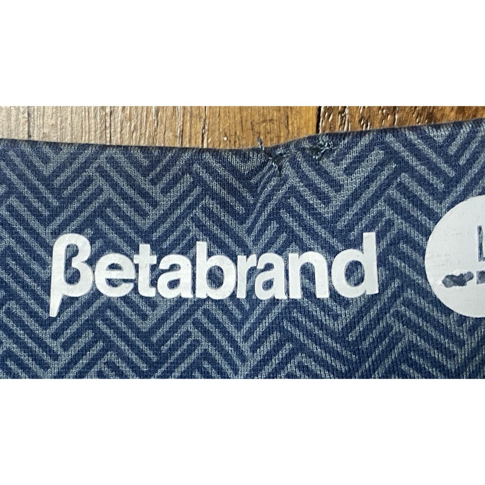 Betabrand Yoga Dress Pants Size‎ Large Two Pocket Blue Herringbone Athleisure - Picture 9 of 10